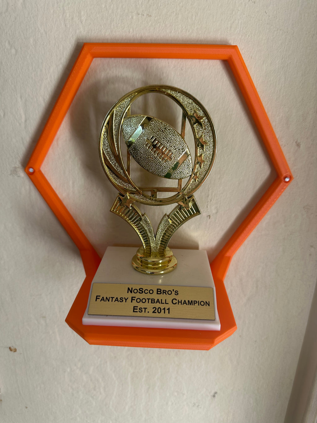 3D Printed Hex Wall Shelf – Stylish Display for Collectibles, Models & Decor