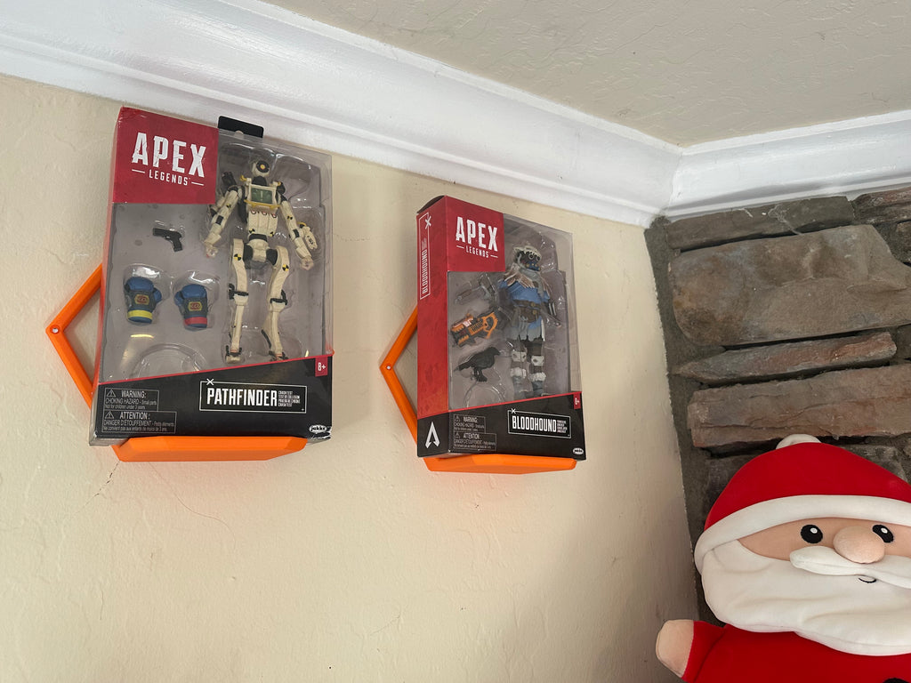 3D Printed Hex Wall Shelf – Stylish Display for Collectibles, Models & Decor