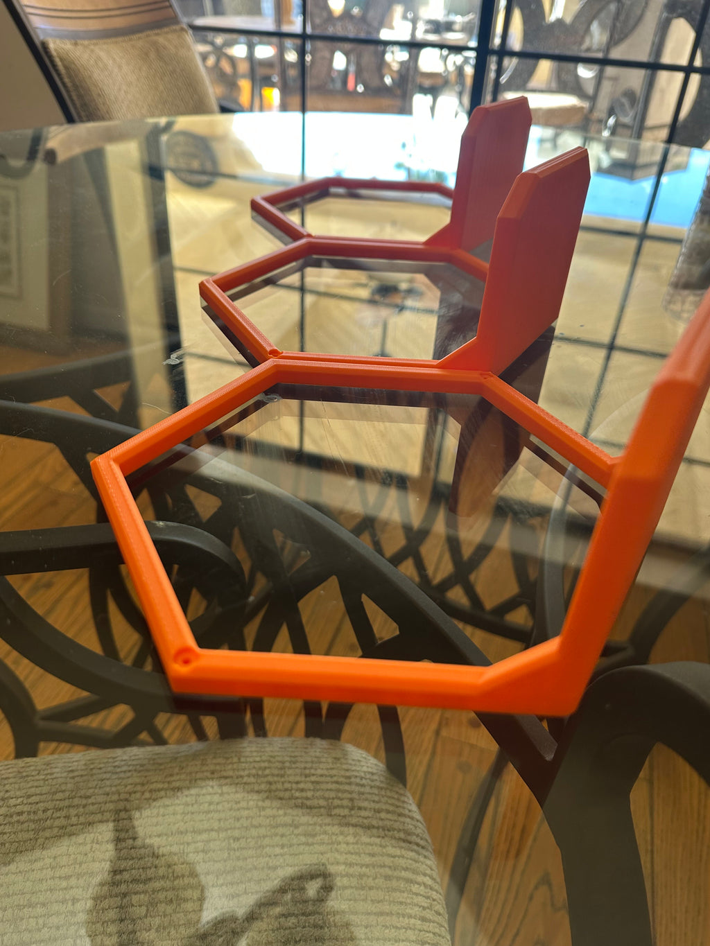 3D Printed Hex Wall Shelf – Stylish Display for Collectibles, Models & Decor