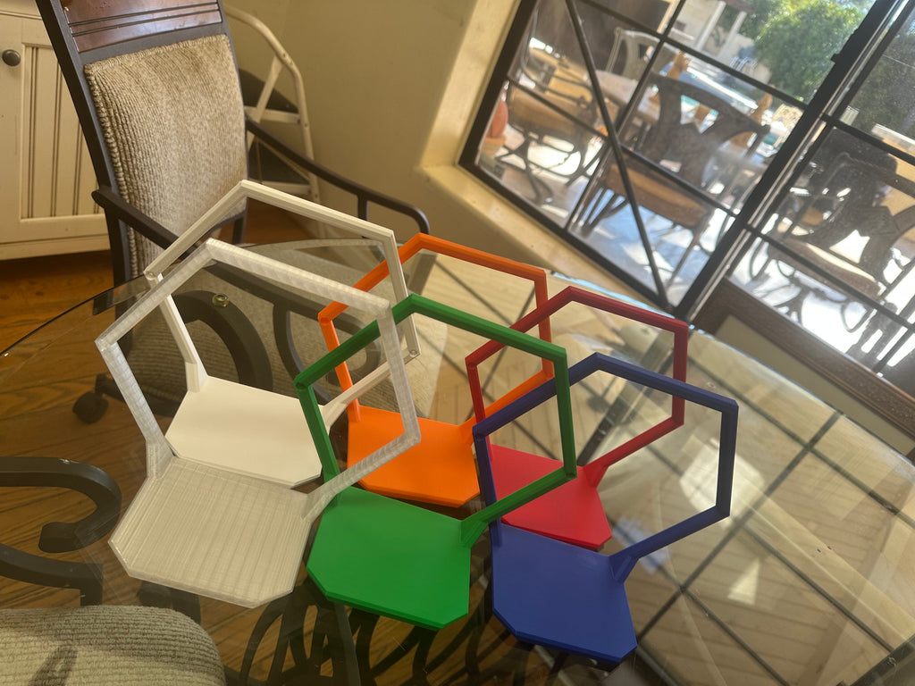 Assorted Hex Wall Shelf Ultra Value Bundle – 10 Shelves + 10 Blank Panels (20-Piece Set)